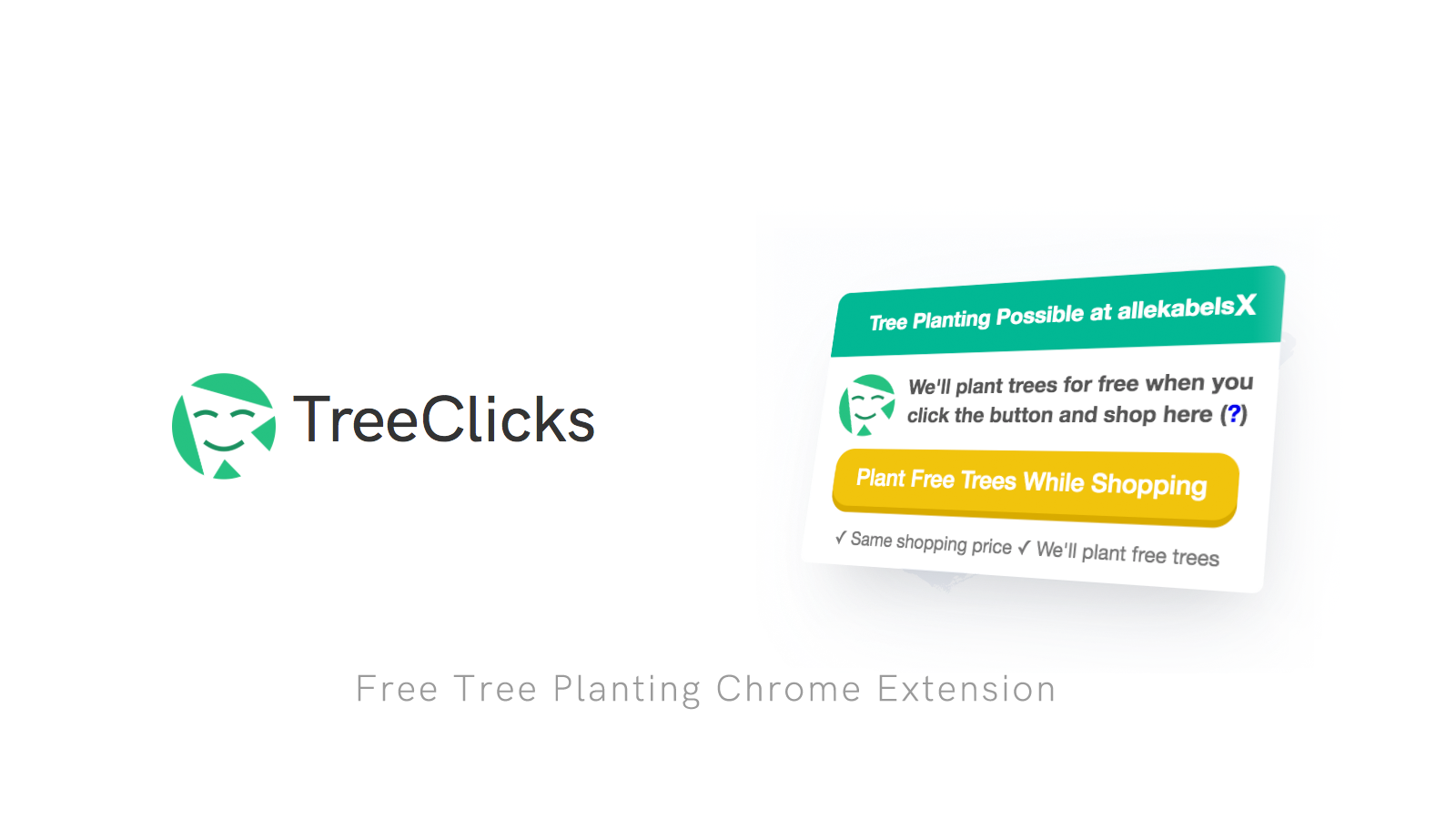 Gratis Duurzame / Groene App TreeClicks